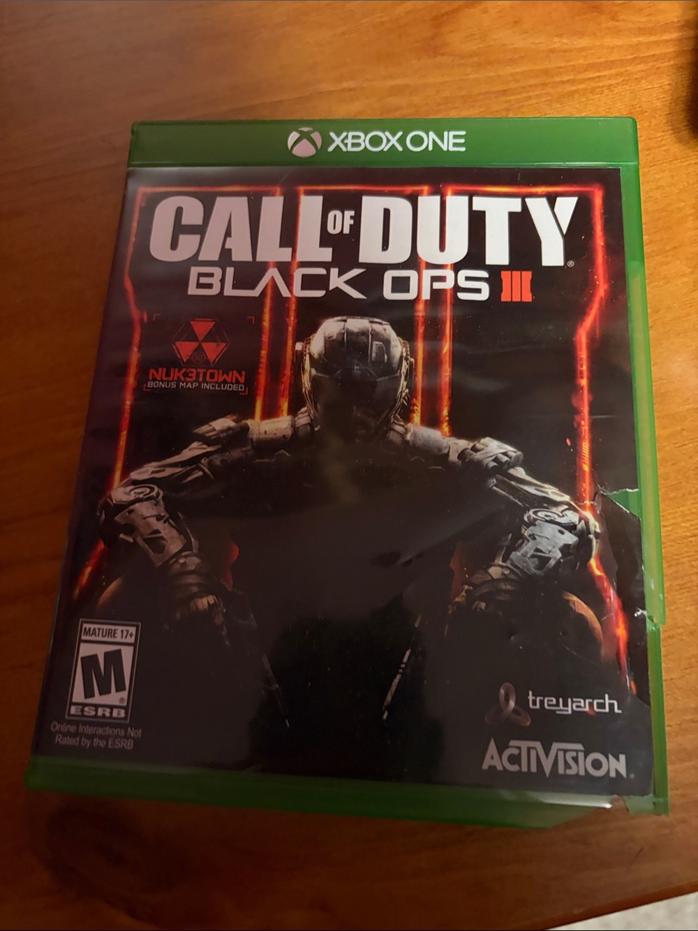 Call of Duty: Black Ops III Xbox One - Activision (Black with Orange Accents)